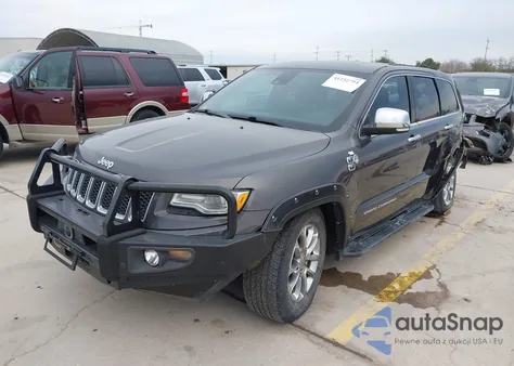 2015 Jeep Grand Cherokee Overland из США, поврежденный, VIN 1C4RJFCM1FC862611